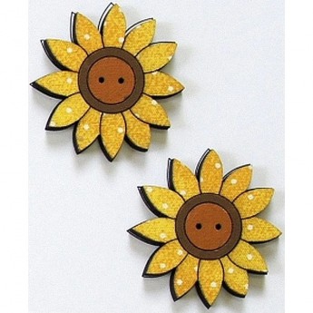 Декоративные пуговицы Цветы AURORA AU-B4378