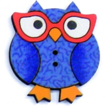 Декоративные пуговицы Сова AURORA AU-B4539