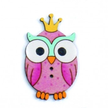 Декоративные пуговицы Сова AURORA AU-B4541